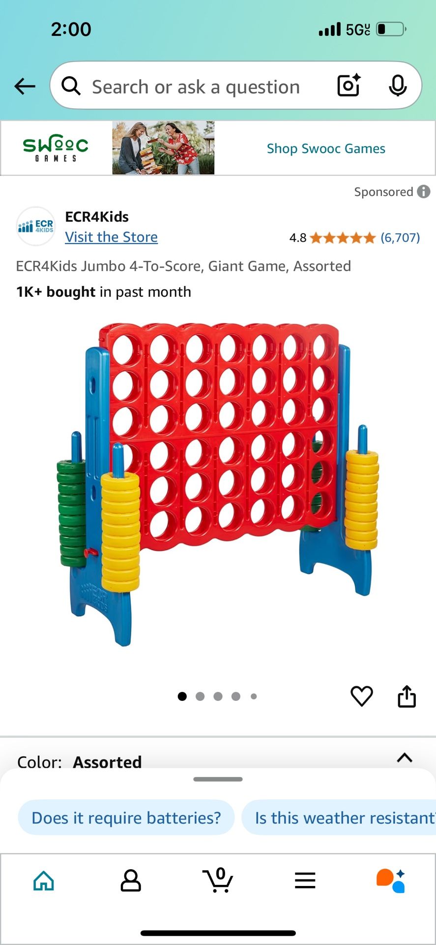 New Jumbo Connect 4