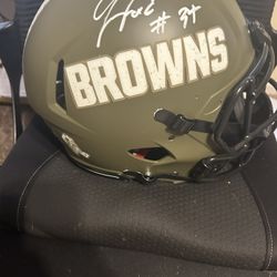 Jerome Ford Signed Full Size Salute To Service 