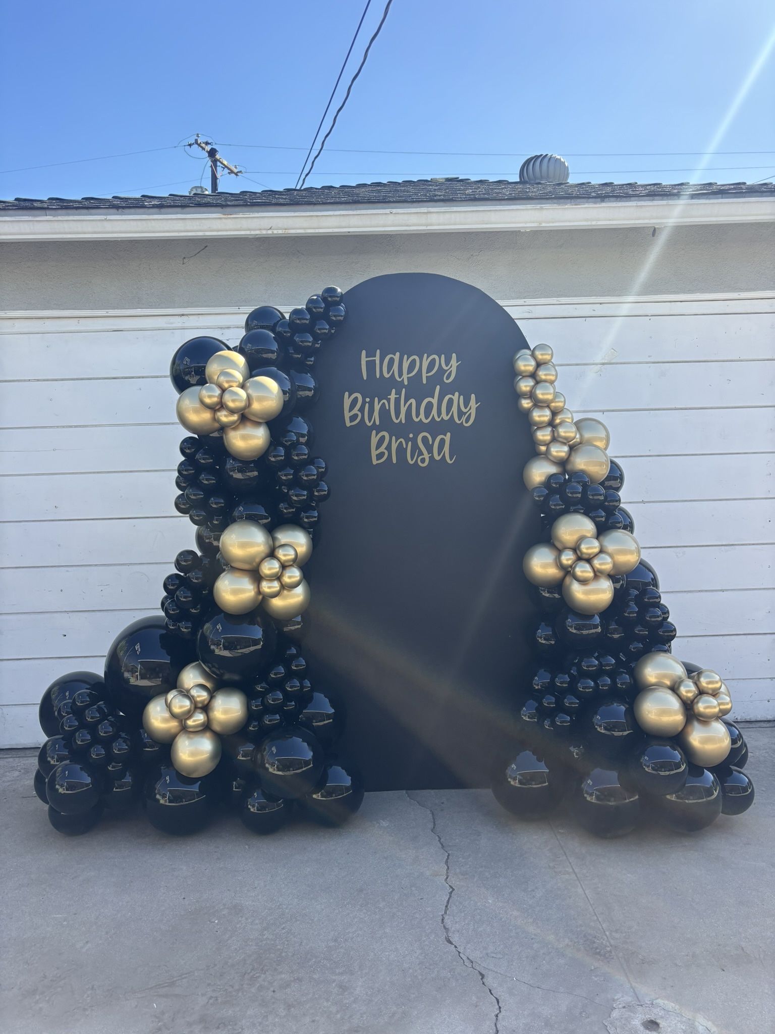 Backdrop And Balloons Special