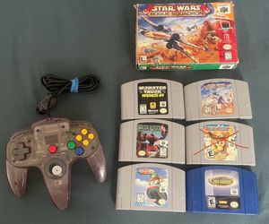 Nintendo 64 OEM Games And Controller