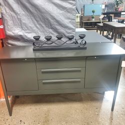 3-Drawer/2-Door Sideboard - Olive Green (Floor Model)