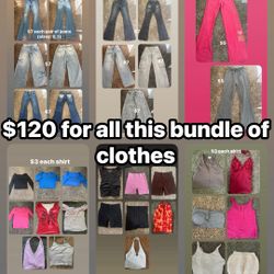 Bundle Of Clothes Woman