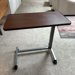 Rolling  Table For Chair/Bedside