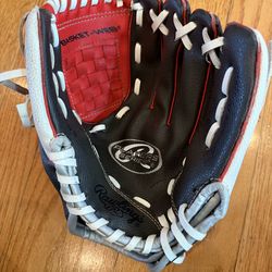Rawlings boys right throw baseball tball baseball glove ages 5-7 years old
