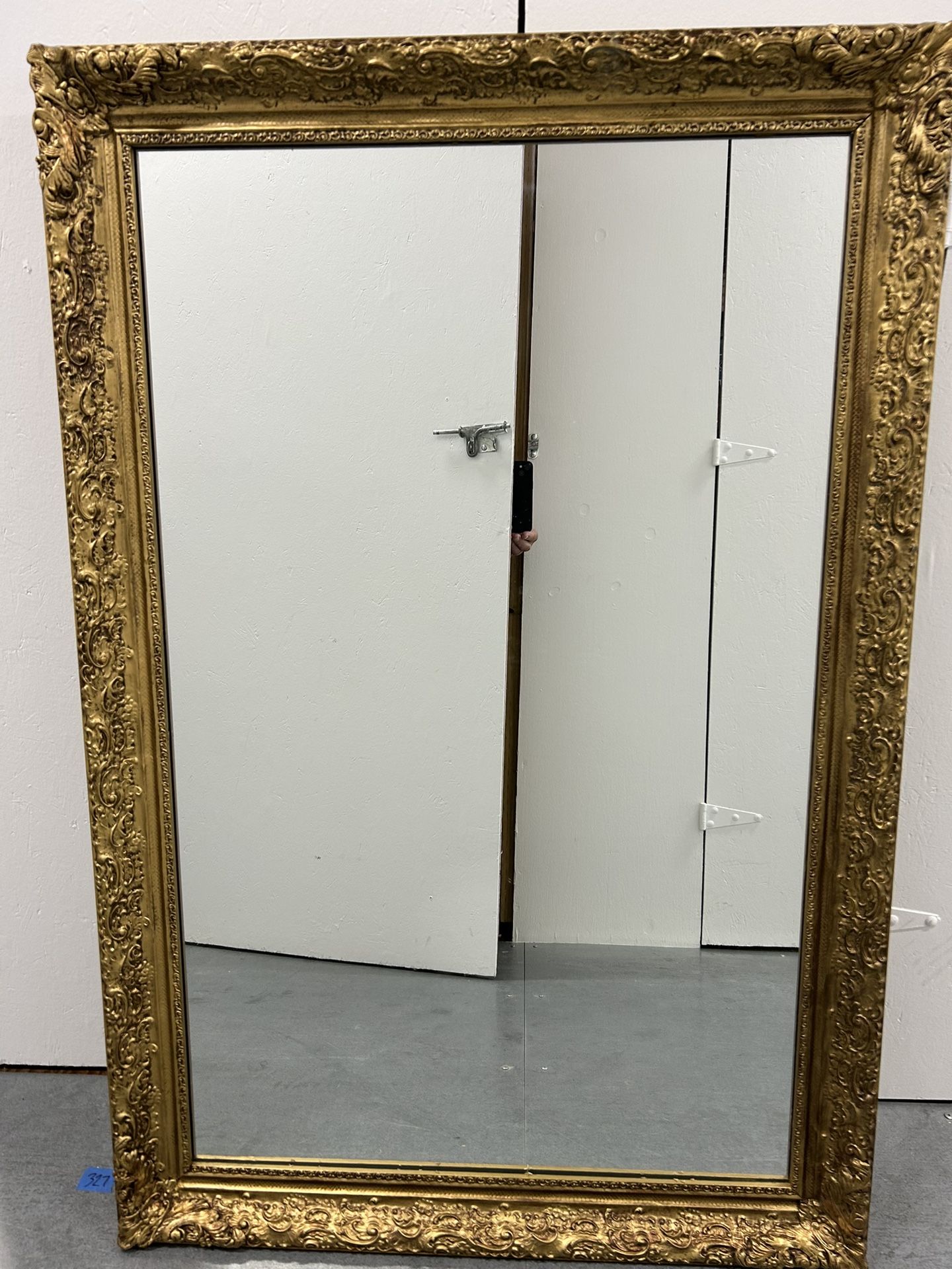 Ornate Antique Gold Mirror