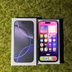 iPhone 16 Pro | 128GB | Black Titanium | Factory Unlocked