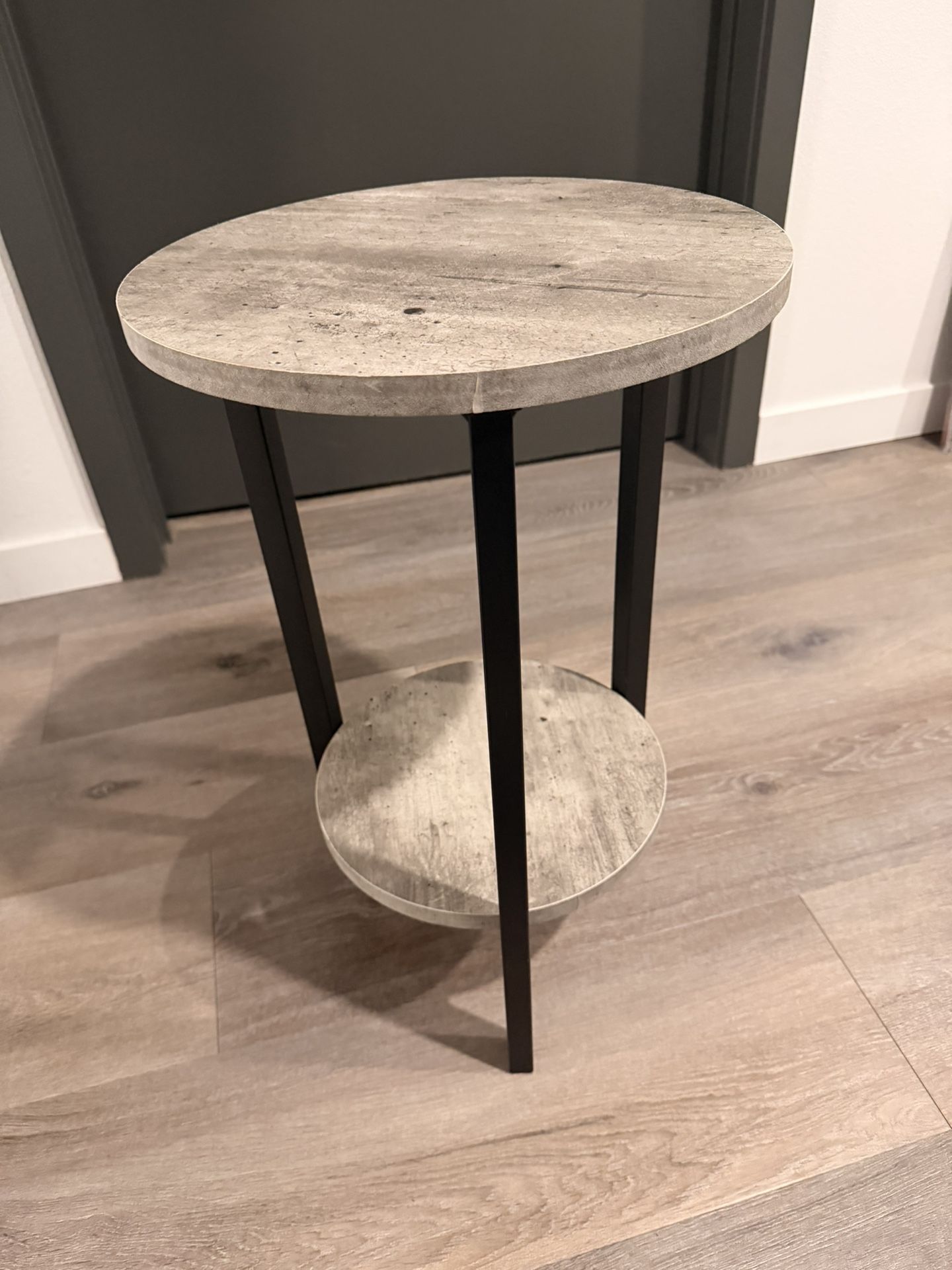 Grey End Table