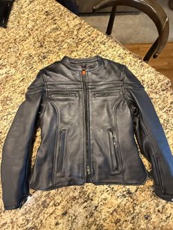 Leather Riding Jacket (M)