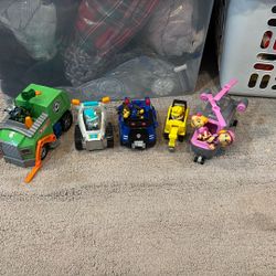 Paw patrol Pups And Vehicles