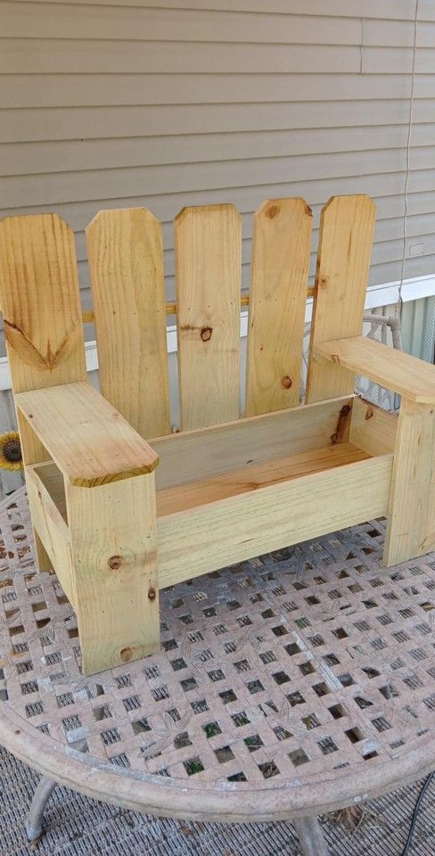 Flower Box Bench 