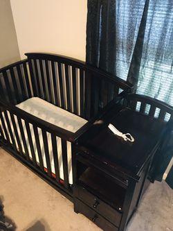Crib and Changing table….