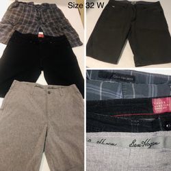 Men’s Casual Shorts-Size 32-Calvin Klein/Ben Hogan/Trust Substance Vans $12 Ea or 4 for $40