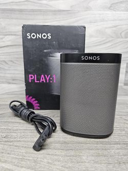 Sonos - Play:1 Wireless Smart Speaker for Streaming Music - Black (A1D027808)