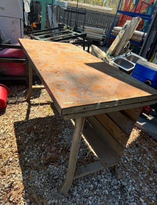 Steel Work Table