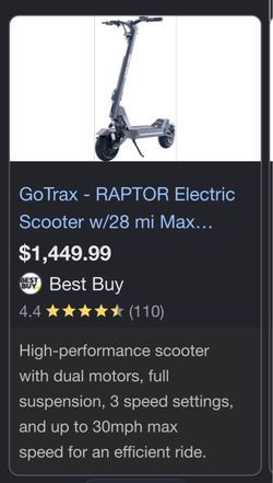 GoTrax scooter