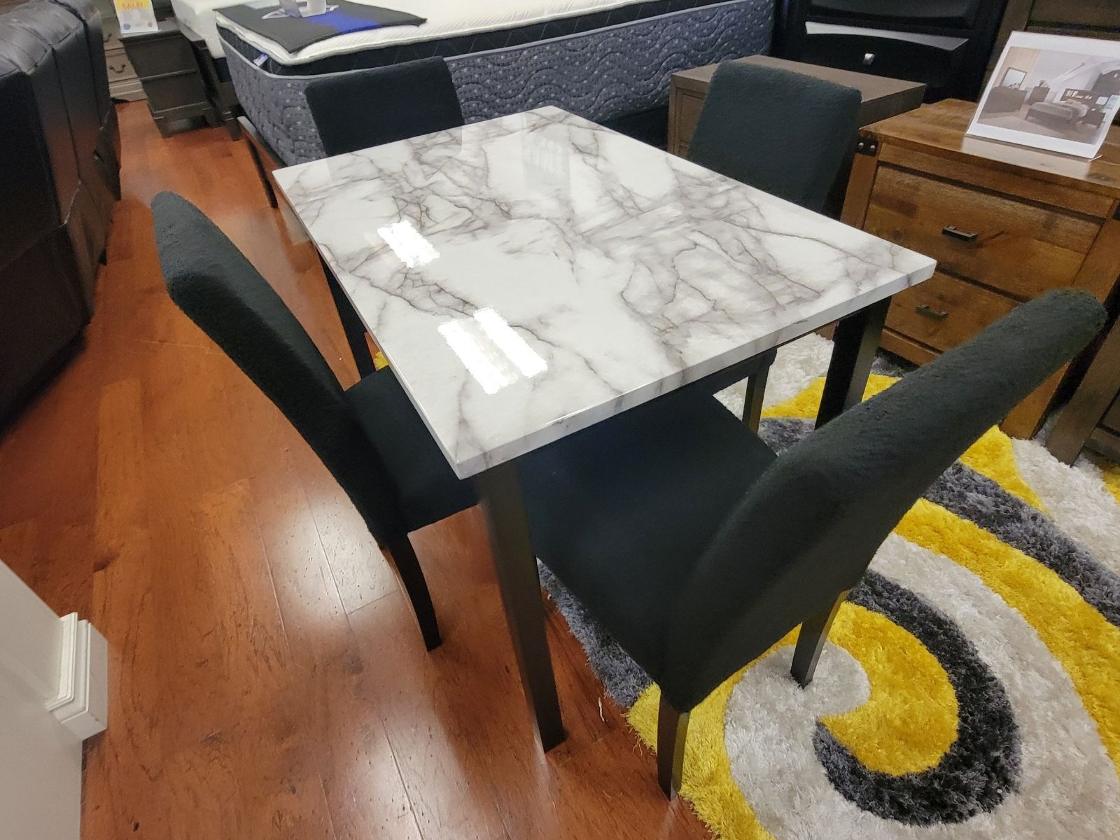 Tedd dining room table with chairs, $399 with easy finance