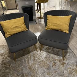 Gray Chair Set