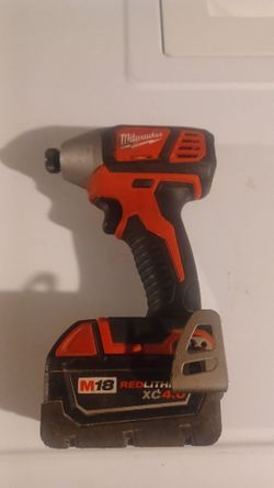 Milwaukee M18 impact driver with XC4.0 battery 