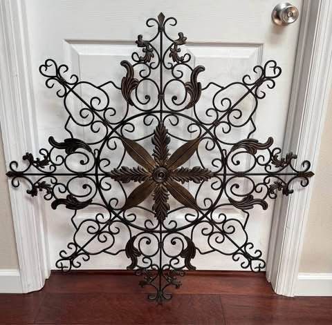 Large Metal Wall Art Work just $20