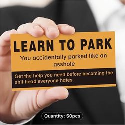 Set of 25 Funny Parking Cards!