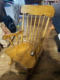 Vintage Wooden Rocking Chair