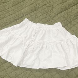 White skirt 