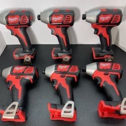 Milwaukee New 1/4” Impact m18 $85 Each One 