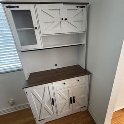 Farmhouse Kitchen Pantry Cabinet