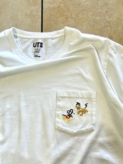 Uniqlo x Disney White T-Shirt Size Large