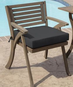 Adren Selection Slates Canvas Texture Outdoor Seat Cushion ( 2 Packs)