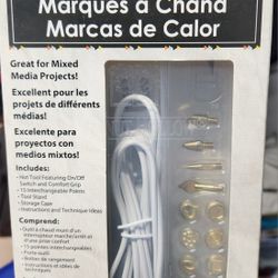 Walnut Hollow HotMarks: Hot Tool, 15 Points, Stand, Case & Instructions 