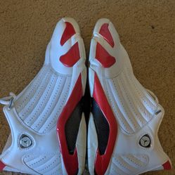 Jordan 14 Red/White - Size 13