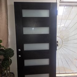 36" X 80" Size Black Matte  Exterior Doors  Asking $475 .