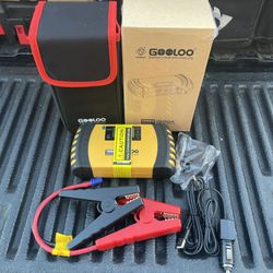 New Portable 1500a Jump Starter Battery Pack Battery Booster