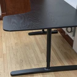 Ikea L shaped standing desk 