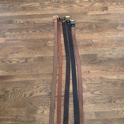 5 Leather Belts - ALL SOLD SEPERATELY
