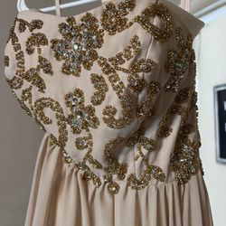 Champagne Prom Dress