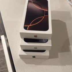 3 Iphone  Box For Sale  16 Plus And 2 16 Pro Max 