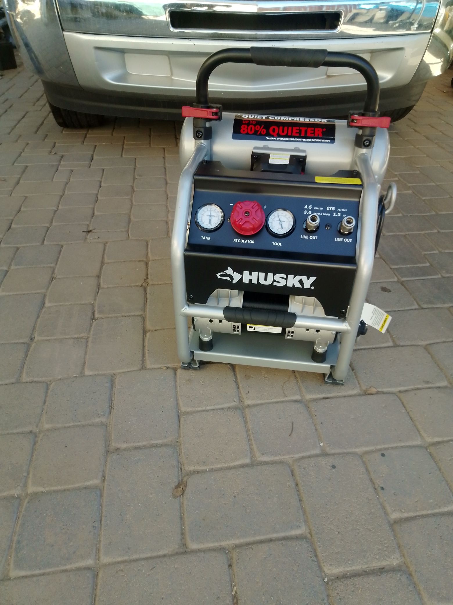 Husky Quieter Air Compressor 4.5 GL 