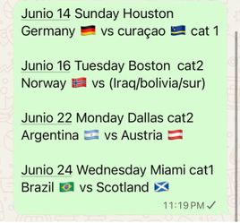 FIFA World Cup Tickets 🎫  / Prices in description ⬇️
