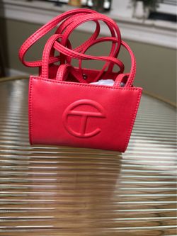Telfar Mini Shopping Bag Red Mini + Dust Bag