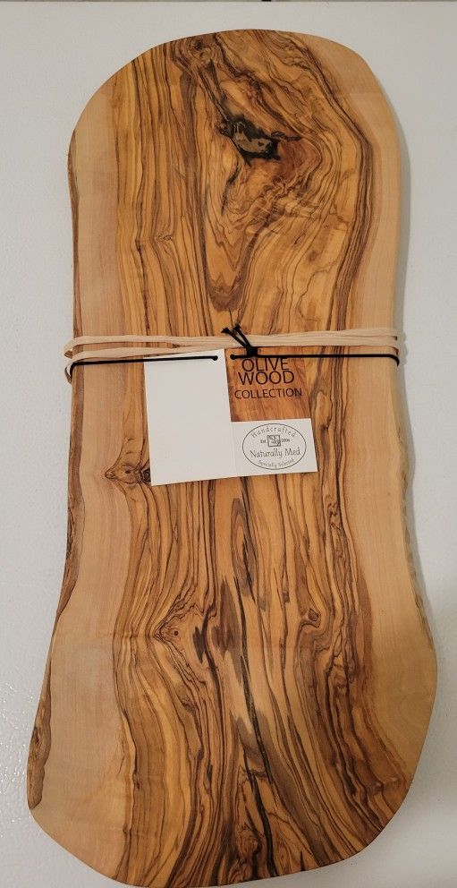 Stunning Handcrafted Olive Wood Collection "Naturally Med" Cutting Board Made From Olive Wood
NEW
