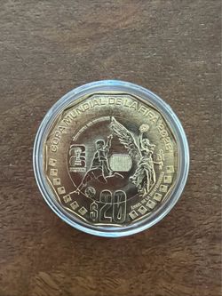 CDMX $20 FIFA World Cup 2026 Coin With Protective Case, Uncirculated Brand New