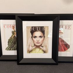 High Quality Art Print and Framed in a Black Modern Wood Frame 