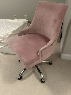 Pink Swivel Chair