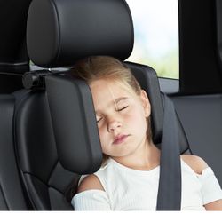 JZCreater Car Headrest Pillow, Head Neck Support Pillow, Car Seat Headrest for Kids, 180° Adjustable U Shaped Car Sleeping Pillow Cushion, Only Suitab
