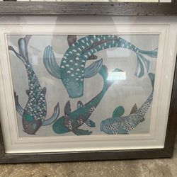 Paragon Picture Gallery “Koi In Blue I”