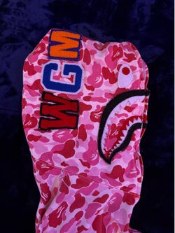 Pink bape zip up