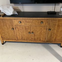 Wood And Marble Dresser 