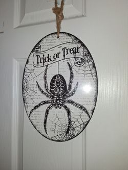 Trick or Treat Halloween sign
